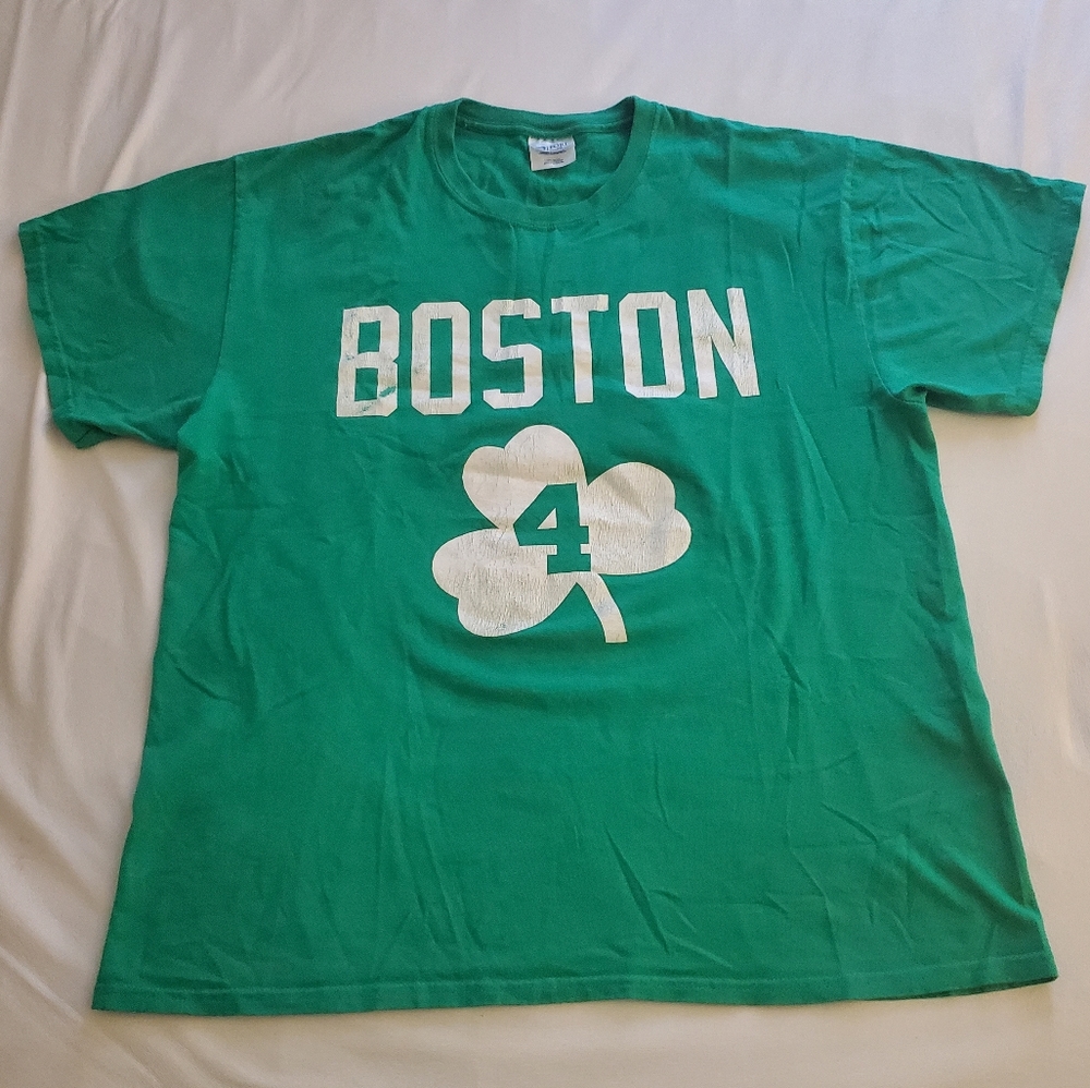 Boston Celtics Isaiah Thomas #4 Clover Shirt Jersey (Size XL)